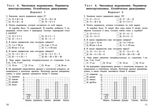 КИМ Ситникова Математика 2 класс