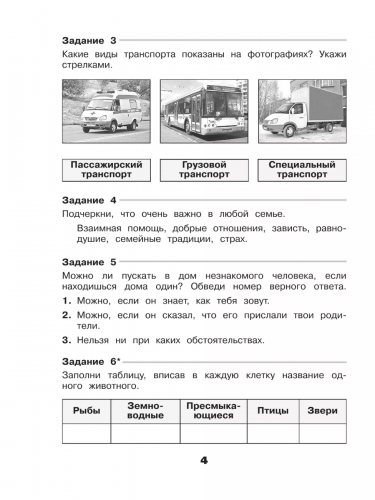 Плешаков Окружающий мир Проверочные работы 3 класс