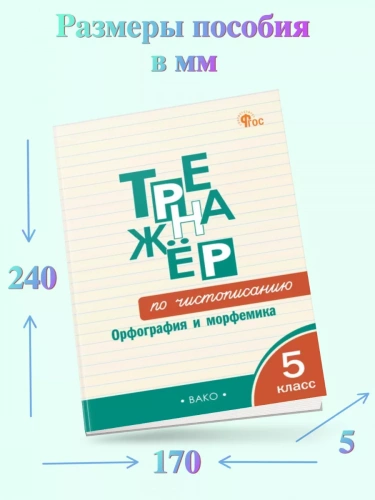 Жиренко Тренажёр по чистописанию 5 класс